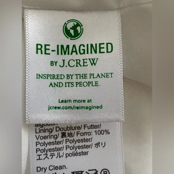 J. Crew Classic White Blazer Linen-Cotton one-button Size 8 - Picture 15 of 15